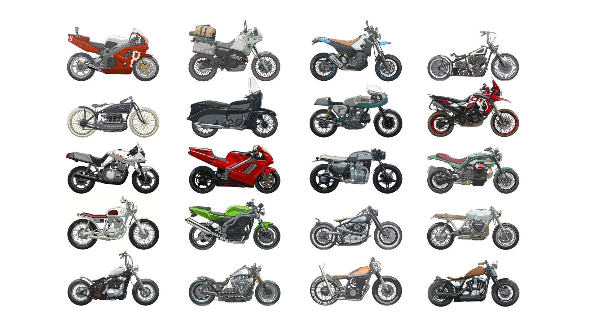 Triedy (kategórie) motocyklov
