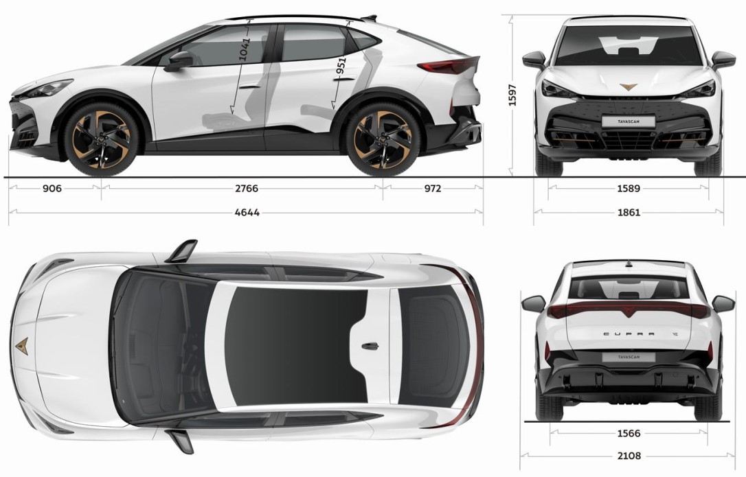 Cupra Tavascan (2024) - rozmery