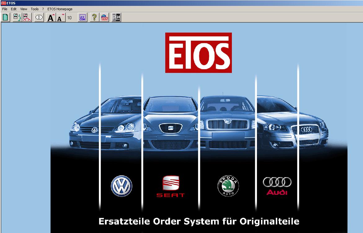 ETOS - katalóg náhradných dielov VW, SEAT, AUDI, ŠKODA